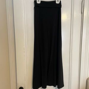 Black maxi skirt